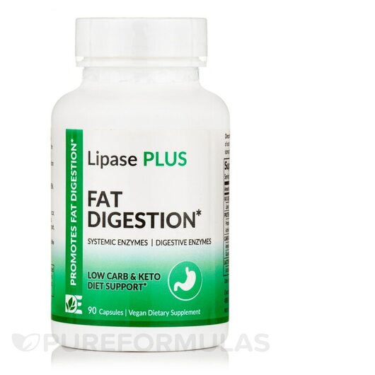 Основное фото товара Lipase Plus Extra Strength Fat Digestion Основное фото товара Ферменты, Lipase Plus Extra Strength Fat Digestion, 90 капсул