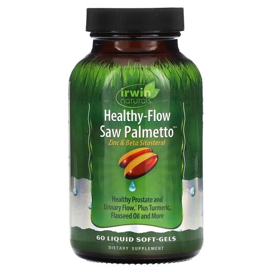 Основне фото товара Irwin Naturals, Healthy-Flow Saw Palmetto, Со Пальметто, 60 капсу