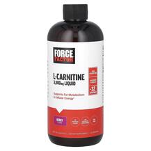 L-Carnitine Liquid Berry 3000 mg L-Карнитин Force Factor
