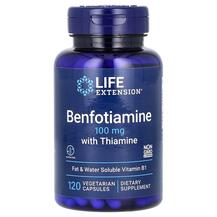 Бенфотіамін Benfotiamine 100 mg Life Extension 120 капсул