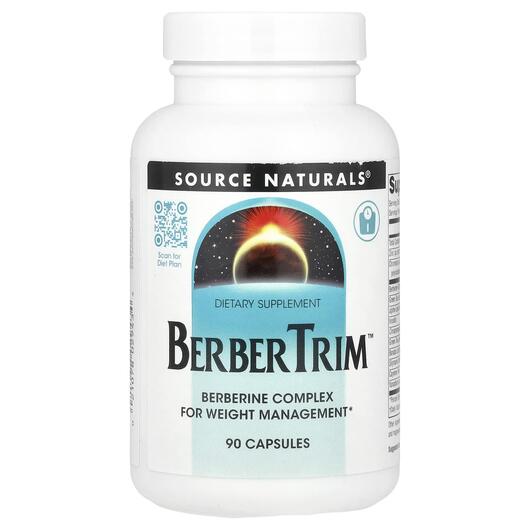 Основне фото товара BerberTrim Основне фото товара Source Naturals, BerberTrim, Берберин, 90 капсул