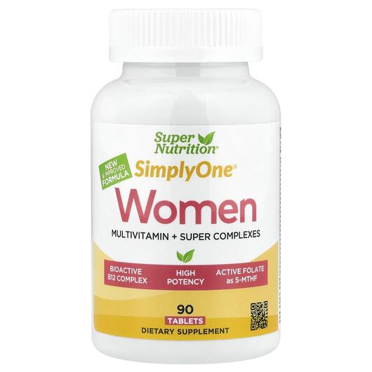 Основне фото товара Simply One Women Multivitamin + Super Complexes Основне фото товара Simply One Women Multivitamin + Super Complexes, Вітаміни для жін