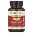 Фото товара Biodynamic Iron From Organic Curry Фото товара Dr. Mercola, Железо, Biodynamic Iron From Organic Curry, 30 табле