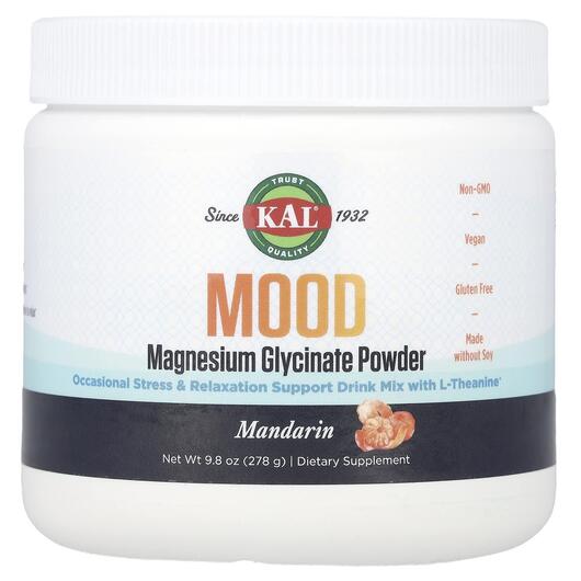 Основное фото товара Mood Magnesium Glycinate Powder Mandarian Основное фото товара KAL, Магний Глицинат, Mood Magnesium Glycinate Powder Mandarian,