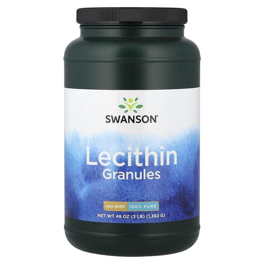 Основне фото товара Swanson, Lecithin Granules, Лецитин, 1362 г