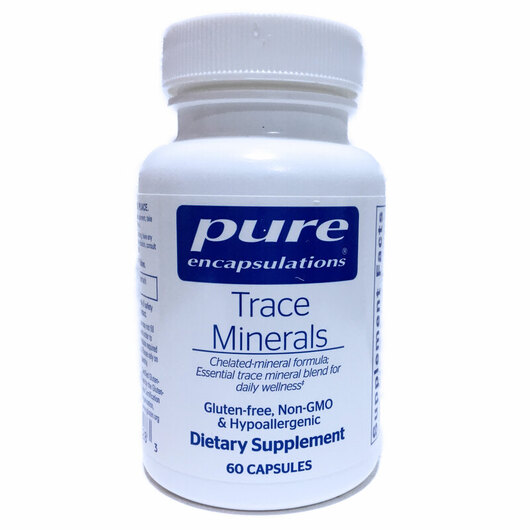 Основное фото товара Trace Minerals Основное фото товара Pure Encapsulations, Минеральные добавки, Trace Minerals, 60 капс