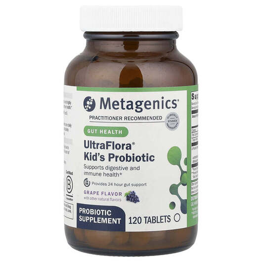 Основное фото товара UltraFlora Kid's Probiotic Основное фото товара Пробиотики для детей, UltraFlora Kid's Probiotic, 120 таблет