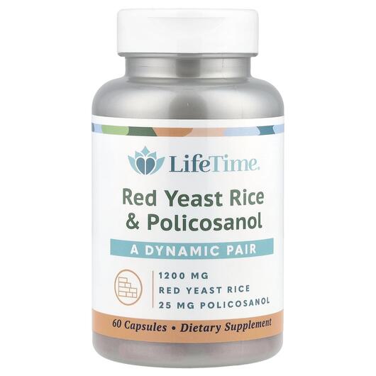 Основне фото товара Red Yeast Rice & Policosanol Основне фото товара Red Yeast Rice & Policosanol, Червоний дріжджовий рис, 60 кап