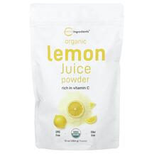 Organic Lemon Juice Powder Порошковый сок Micro 284 г Organic Lemon Juice Powder Порошковый сок Micro 284 г