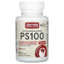 PS 100 Фосфатидилсерин 100 мг Jarrow Formulas 60 капсул PS 100 Фосфатидилсерин 100 мг Jarrow Formulas 60 капсул