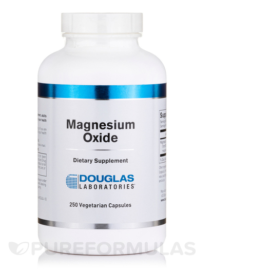 Основне фото товара Magnesium Oxide Основне фото товара Douglas Laboratories, Magnesium Oxide, Магній, 250 капсул