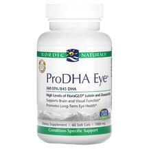 ProDHA Eye 500 mg Омега 3 Nordic Naturals 60 капсул