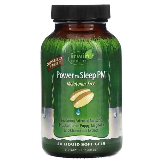 Основное фото товара Irwin Naturals, Мелатонин, Power to Sleep PM Melatonin-Free, 50 к