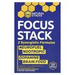 Фото товара Focus Stack 2 Bottles Фото товара Поддержка мозга, Focus Stack 2 Bottles, 15 Vegetarian Capsules Ea