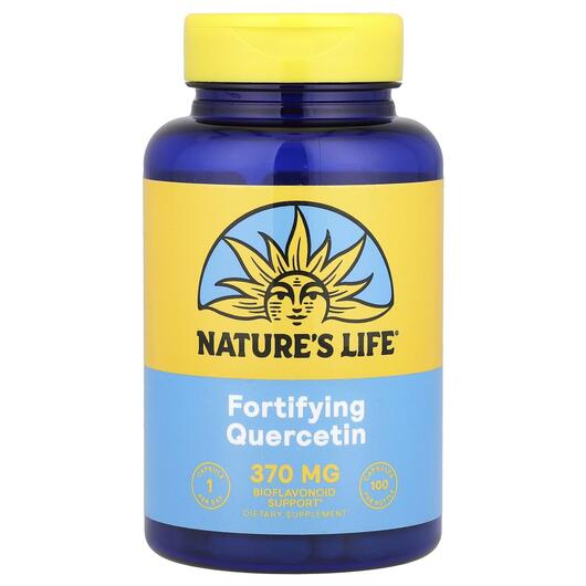 Основне фото товара Natures Life, Quercetin 400 mg, Кверцетин, 100 капсул