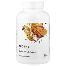 Betaine HCL & Pepsin Бетаин гидрохлорид Thorne 225 капсул Betaine HCL & Pepsin Бетаин гидрохлорид Thorne 225 капсул