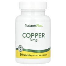 Copper 3 mg 90 Медь 3 мг Natures Plus 90 таблеток Copper 3 mg 90 Медь 3 мг Natures Plus 90 таблеток