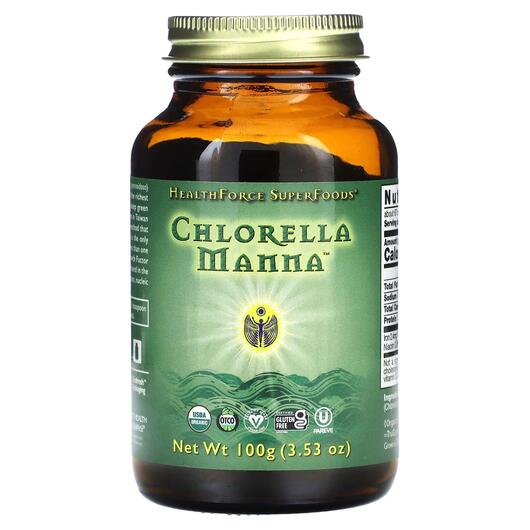 Основное фото товара HealthForce Superfoods, Хлорелла, Chlorella Manna, 100 г
