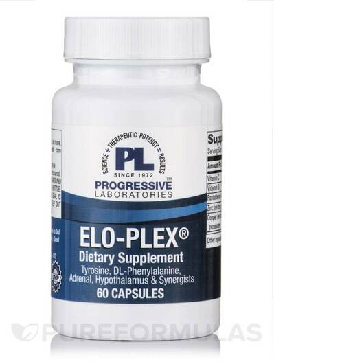 Основное фото товара Elo-Plex Основное фото товара Progressive Labs, Поддержка надпочечников, Elo-Plex, 60 капсул