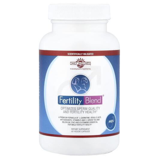 Основное фото товара Fertility Blend Men Основное фото товара Daily Wellness, Поддержка Либидо, Fertility Blend Men, 60 капсул