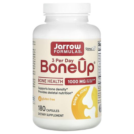 Основное фото товара Bone-Up Основное фото товара Jarrow Formulas, Укрепление костей, Bone-Up, 180 капсул