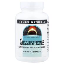 Гуггул Guggulsterones 37.5 mg Source Naturals 120 таблеток