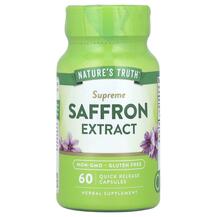 Supreme Saffron Extract Шафран Nature's Truth 60 капсул