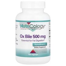 Ox Bile 500 mg Желчные кислоты 500 мг Nutricology