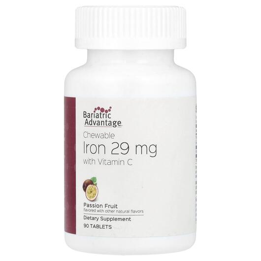 Основное фото товара Chewable Iron with Vitamin C Passion Fruit Основное фото товара Железо, Chewable Iron with Vitamin C Passion Fruit, 90 таблеток