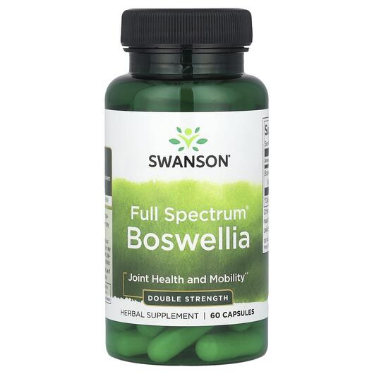 Основное фото товара Full Spectrum Boswellia Double Strength Основное фото товара Swanson, Босвеллия, Full Spectrum Boswellia, 60 капсул