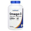 Фото товару Nutricost, Omega-3 833 mg, Омега 3, 120 капсул