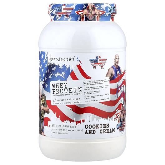 Основне фото товара Whey Protein High-Quality Protein Complex American Dream Cookies and Cream Основне фото товара Whey Protein High-Quality Protein Complex American Dream, Протеїн
