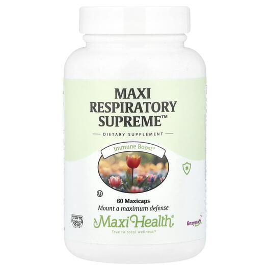 Основне фото товара Maxi Respiratory Supreme, Підтримка органів дихання, 60 капсул