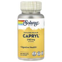 Каприлова кислота Capryl Sodium-Free Solaray 100 капсул