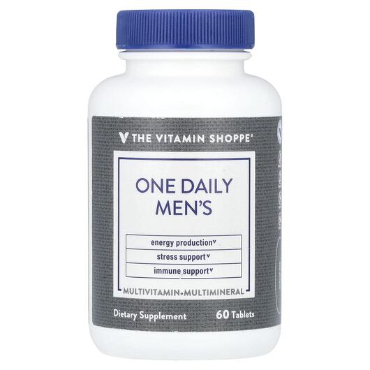 Основне фото товара One Daily Men's Основне фото товара TheVitaminShoppe, One Daily Men's, Мультивітаміни, 60 таблет