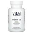 Фото товара Vitamin D3 5000 IU Фото товара Vital Nutrients, Витамин D3, Vitamin D3 5000 IU, 180 капсул