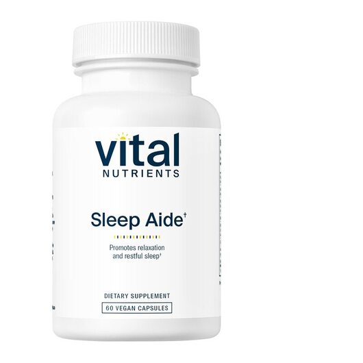 Основне фото товара Sleep Aide Основне фото товара Vital Nutrients, Sleep Aide, Підтримка сну, 60 капсул