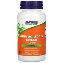 Andrographis Extract Андрографис 400 мг NOW Foods