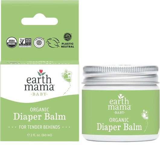 Основне фото товара Baby Organic Diaper Balm Основне фото товара Earth Mama, Diaper Balm, Крем від попрілостей, 60 мл