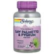 Фото товара Pygeum & Saw Palmetto Фото товара Solaray, Пальметто, Pygeum & Saw Palmetto, 120 капсул