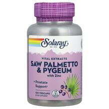 Pygeum & Saw Palmetto Пальметто Solaray 120 капсул Pygeum & Saw Palmetto Пальметто Solaray 120 капсул