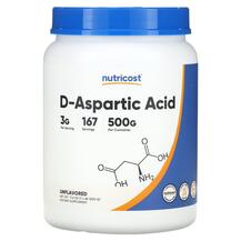 D-Aspartic Acid Unflavored L-Аспартат Nutricost 500 г D-Aspartic Acid Unflavored L-Аспартат Nutricost 500 г