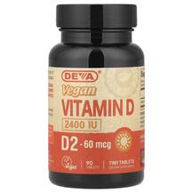 Вітамін D2 Ергокальциферол Vegan Vitamin D2 60 mcg 2400 IU