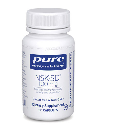 Основное фото товара NSK-SD Nattokinase 100 mg Основное фото товара Pure Encapsulations, Наттокиназа, NSK-SD Nattokinase 100 mg, 60 к