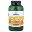 Фото товара Swanson, Витамин C, C-500 Vitamin C with Rose Hips 500 mg, 400 ка