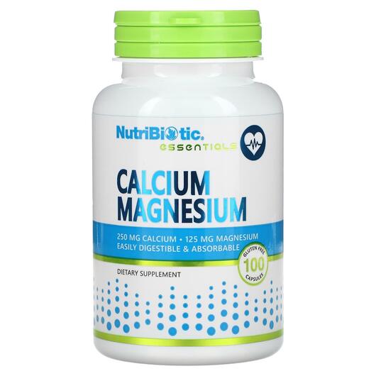 Основное фото товара Кальций Магний, Essentials Calcium Magnesium, 100 Gluten Free Cap