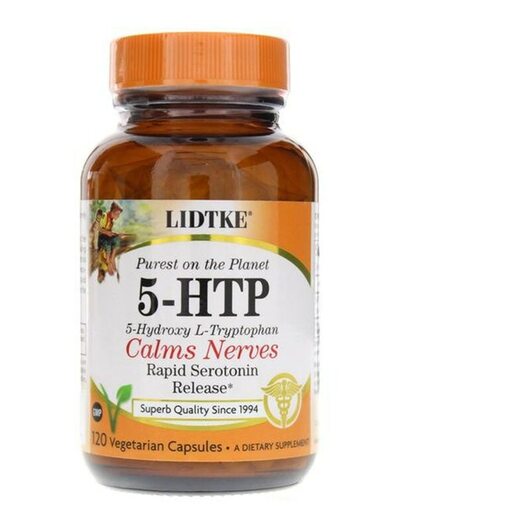 Основное фото товара 5-HTP Основное фото товара Lidtke, 5-гидрокситриптофан, 5-HTP, 120 капсул
