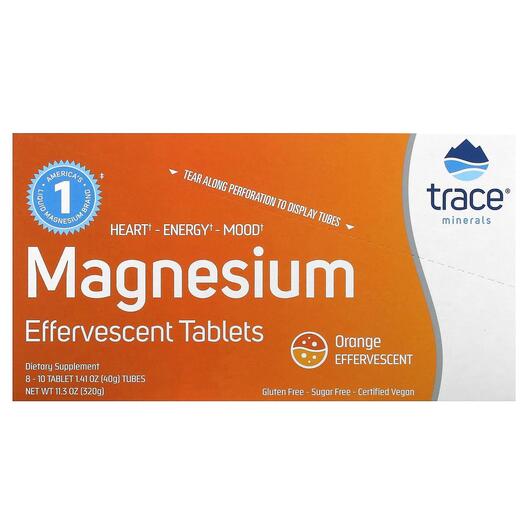 Основне фото товара Magnesium Effervescent Tablets Orange 8 Tubes Основне фото товара Magnesium Effervescent Tablets Orange, Магній карбонат, 10 Tablet