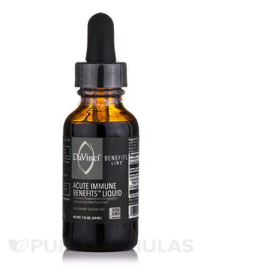 Основне фото товара Acute Immune Benefits Liquid, Майтаке та глюконовий DMG, 30 мл