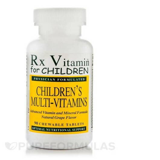 Основне фото товара Children's Multi-Vitamin Natural Grape Flavor Основне фото товара Children's Multi-Vitamin Natural Grape, Вітаміни для дітей,